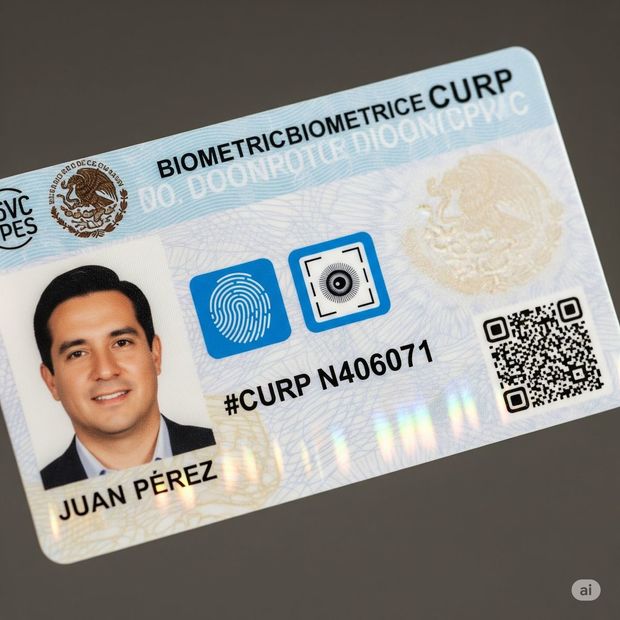 La CURP biométrica será la nueva identificación oficial de los mexicanos. Foto: MediotiempoIA