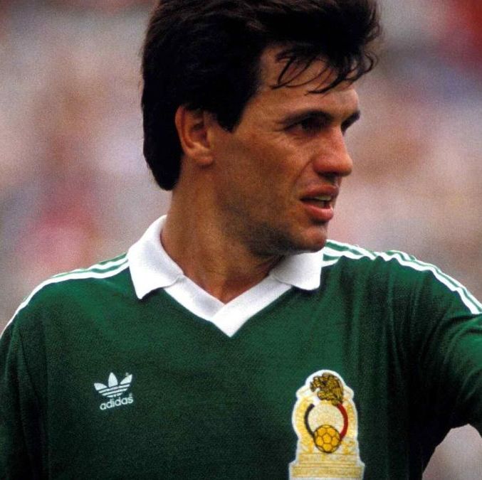 Javier Aguirre, hoy técnico, con la Selección Mexicana en 1986 (Mexsport)