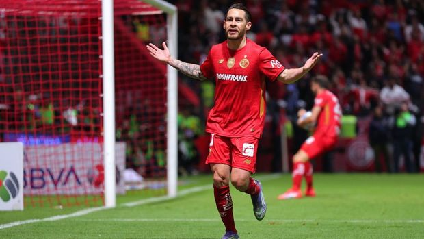 Jesús Angulo marcó el gol para el Toluca ante Pumas (Imago7)