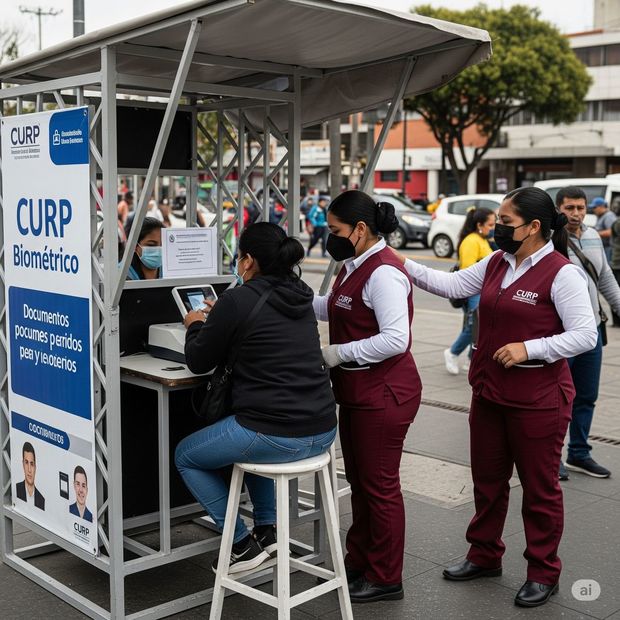 Ya puedes tramitar tu CURP biométrica en algunos módulos de la CDMX. Foto: MediotiempoIA