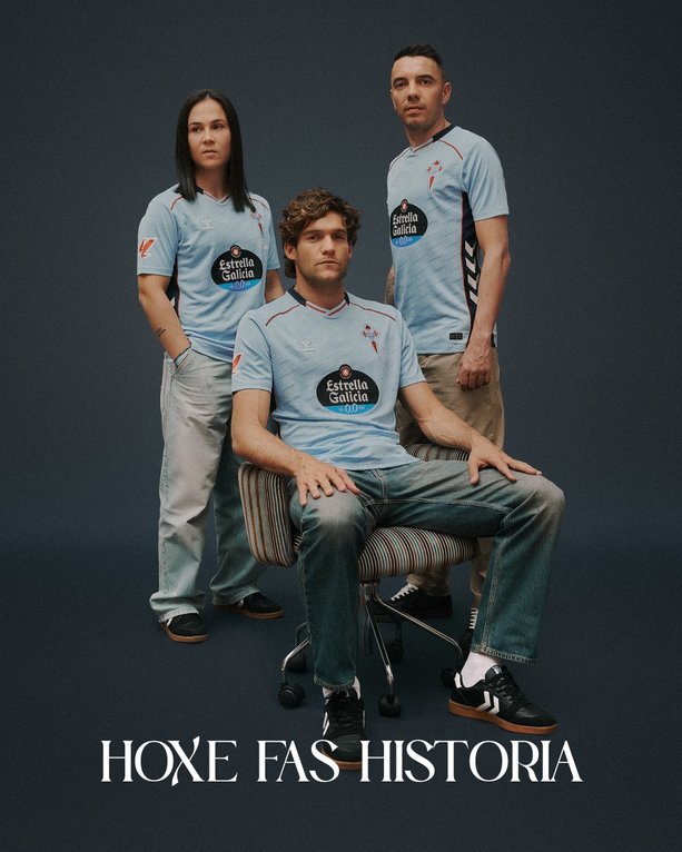 Así luce la nueva playera del Celta de Vigo