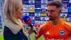 Reportera confunde a jugador de Werder Bremen / Captura de pantalla