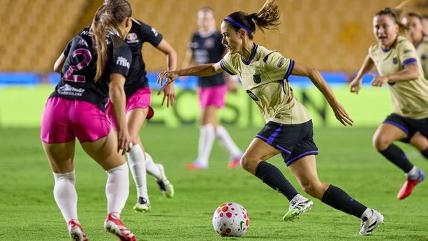 Aitana Bonmatí en duelo ante la Liga MX Femenil (Mexsport)