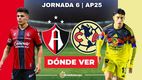 Rivalidad Atlas vs. América Jornada 6 Apertura 2025