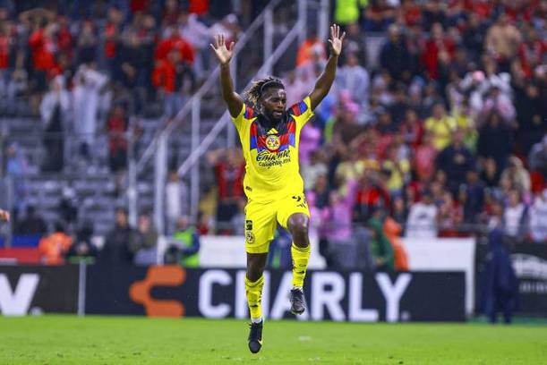 Saint-Maximin festeja su primer gol con América (Mexsport)