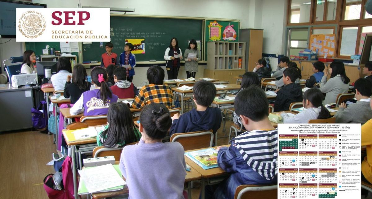 Calendario SEP 2025-2026: personal docente regresa una semana antes. Foto: Especial