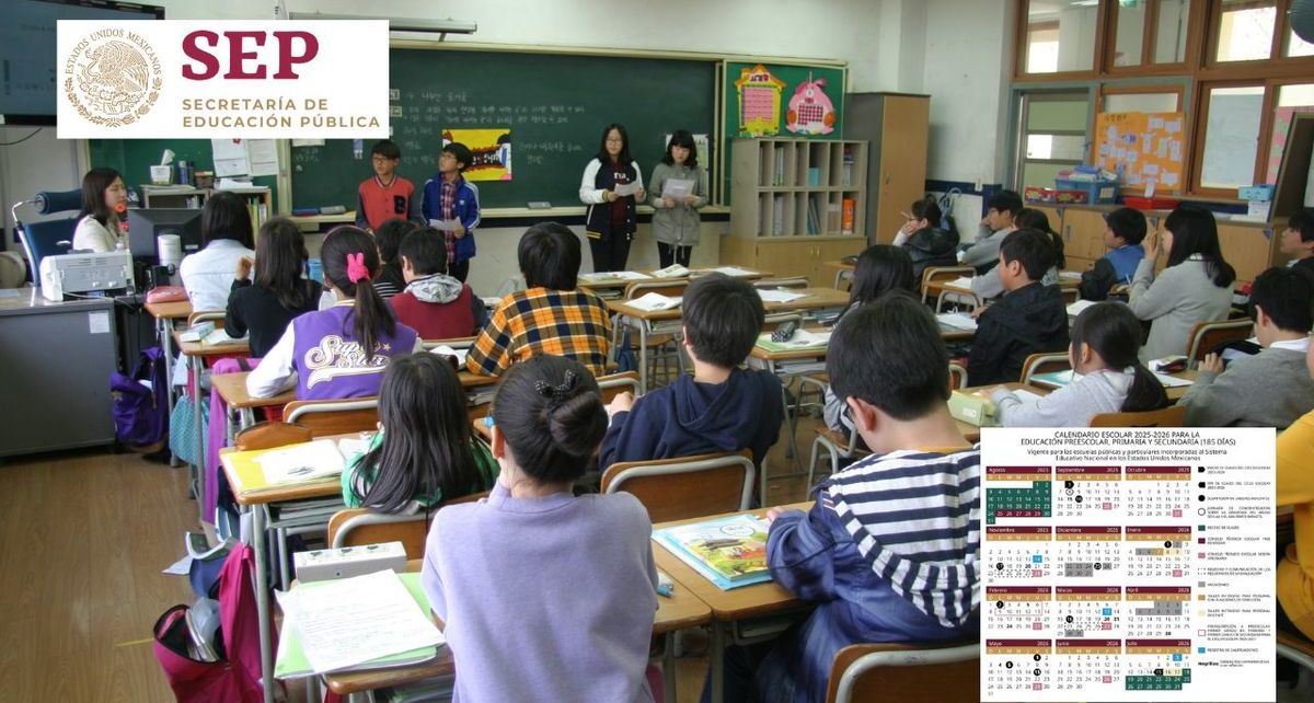 Calendario SEP 2025-2026: personal docente regresa una semana antes. Foto: Especial