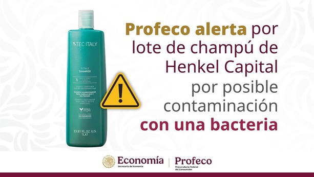Si tienes un shampoo contaminado puedes contactar a la empresa para que te de uno en buenas condiciones. Foto: Profeco/X