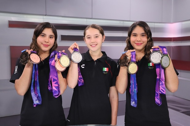 Las tres hermanas estuvieron en Milenio. (Foto: Octavio Hoyos)