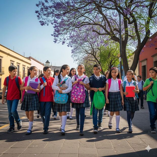 Los alumnos de educación básica regresaran a clases el próximo Lunes 1 de septiembre. Foto: MediotiempoIA