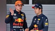 Max Verstappen se refirió a unas declaraciones que brindó Checo Pérez (Reuters)