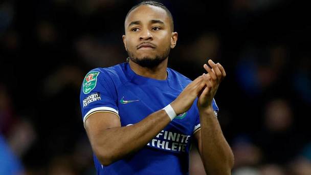 Christopher Nkunku, en un juego del Chelsea (Reuters)