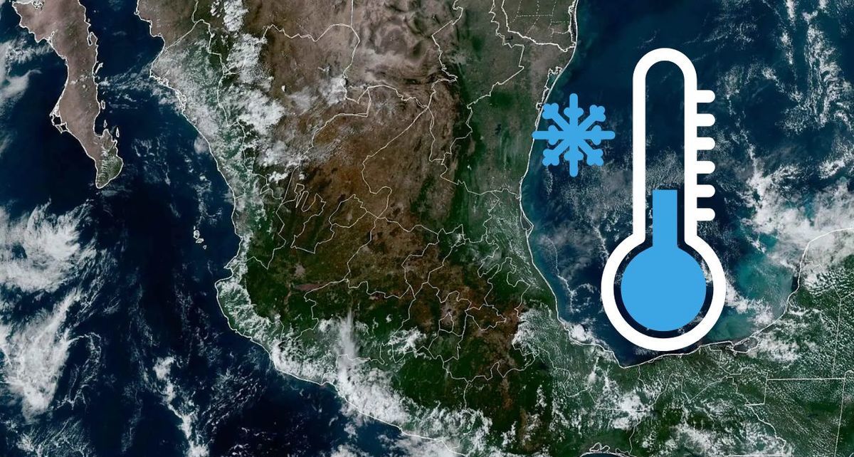 Estos serán los primeros estados de México afectados con el primer Frente Frío del 2025. Foto: Especial