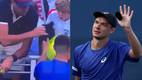 Fan roba a niño en el US Open (Captura/AFP)