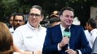 Luis Mendoza, alcalde de Benito Juárez, y David Faitelson (@LuisMendozaBJ / Imago7)