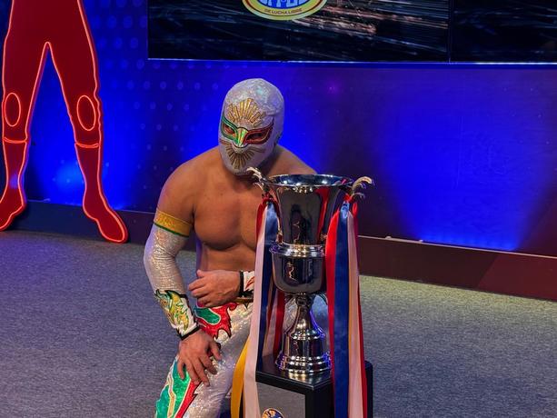 Místico ganó por segunda ocasión en su carrera el Grand Prix de CMLL / Cortesía CMLL