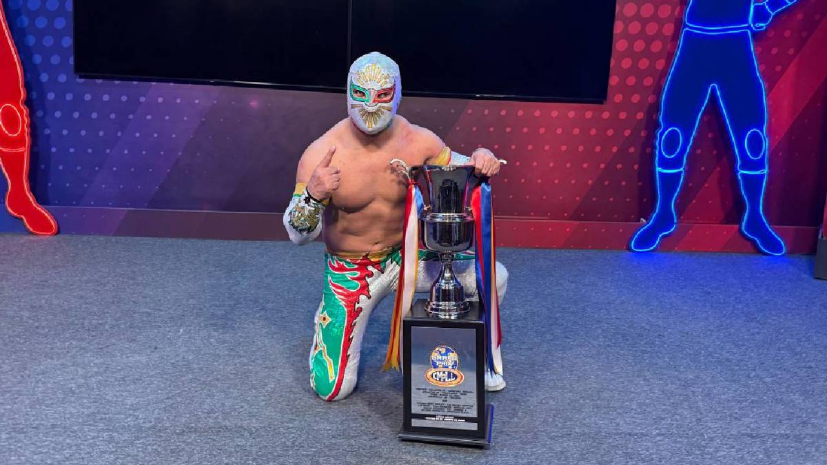 Mistico se llevo el Grand Prix 2025 del CMLL / Cortesía CMLL