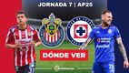 Rivalidad Guadalajara-Cruz Azul Jornada 7 Apertura 2025