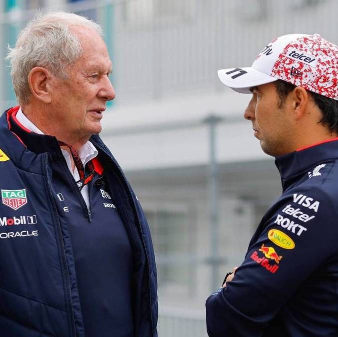Helmut Marko nuevamente lanza indirecta a Checo Pérez (Mexsport)