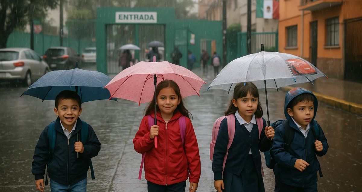 Lluvias intensas en el regreso a clases: alerta de CONAGUA para varios estados| Foto: IA