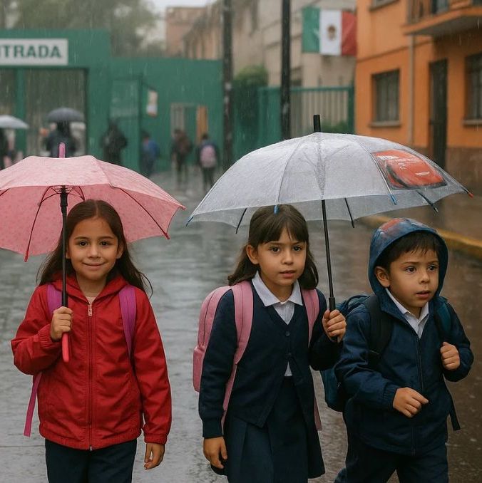 Lluvias intensas en el regreso a clases: alerta de CONAGUA para varios estados| Foto: IA