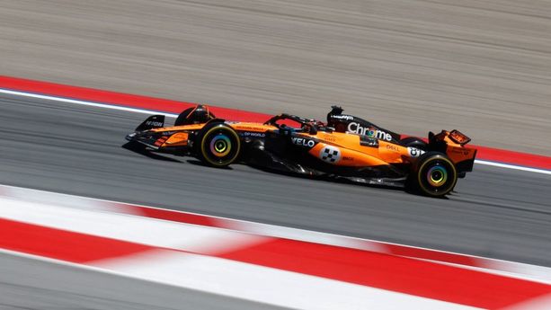 Oscar Piastri fue el más rápido en la práctica 3 del GP de España