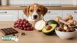 Ten cuidado con los alimentos que le das a tu perrito (Google AI Studio)