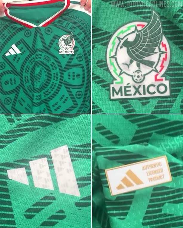 Detalles del nuevo jersey del Tri (Footy Headlines)