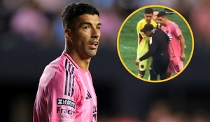 Luis Suárez dio de qué hablar en la Final de la Leagues Cup 2025 (Reuters | Captura)