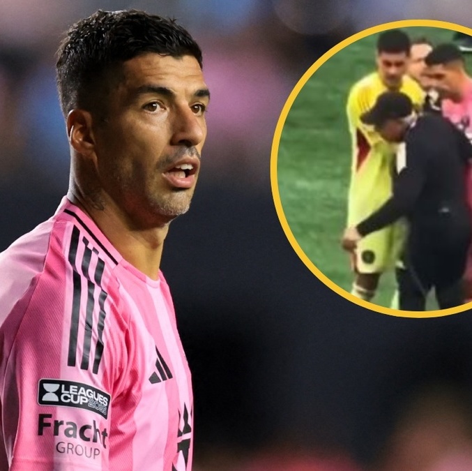 Luis Suárez dio de qué hablar en la Final de la Leagues Cup 2025 (Reuters | Captura)