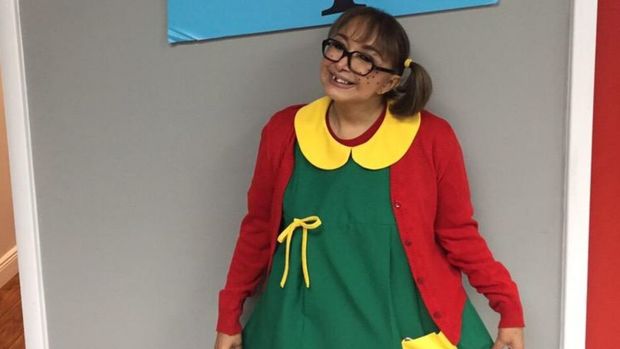 María Antonieta de las Nieves seguía trabajando. (Foto: @LaChilindrina)