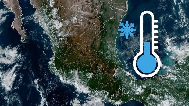 Estos serán los primeros estados de México afectados con el primer Frente Frío del 2025. Foto: Especial