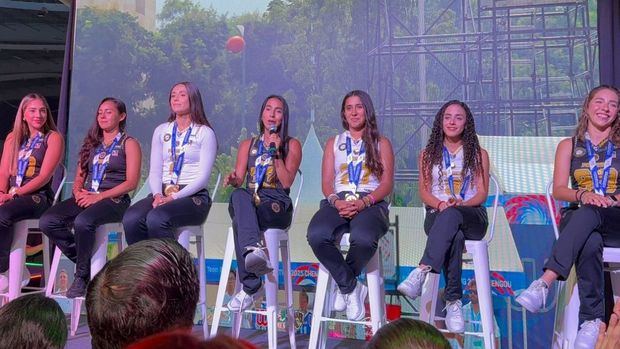 Jugadoras de la Selección Mexicana de Flag Football (Cortesía)