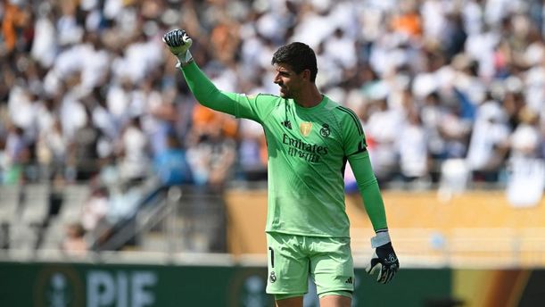 Thibaut Courtois fue la figura del Real Madrid ante Pachuca (Reuters)