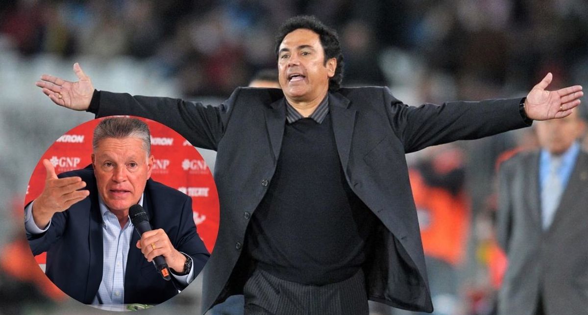 Hugo Sánchez no tomó bien el comentario de Peláez. (Foto: Especial)