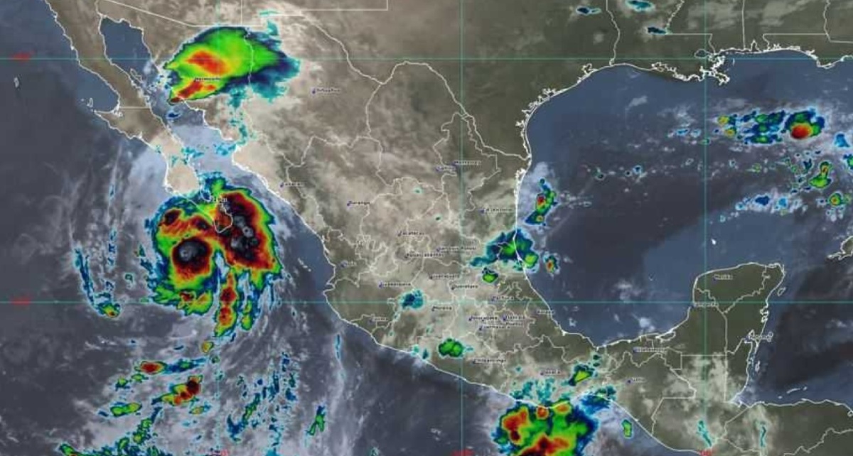 Huracán Lorena se intensificó a huracán categoría 1 (@conagua_mx)