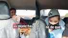 Una mamá e hijo recibieron la ayuda de un chofer (Captura])