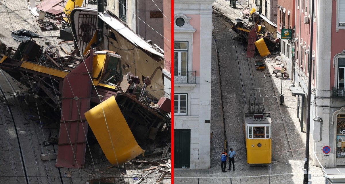 Accidente en funicular de Lisboa deja 16 muertos (AFP)