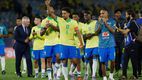 Brasil festejando luego del partido de Clasificación al Mundial. (Foto: EFE)