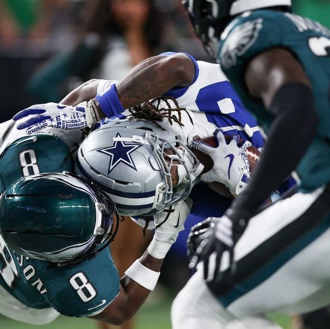 Javonte Williams anotó para Dallas en ese primer drive (AFP)