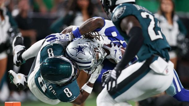 Javonte Williams anotó para Dallas en ese primer drive (AFP)