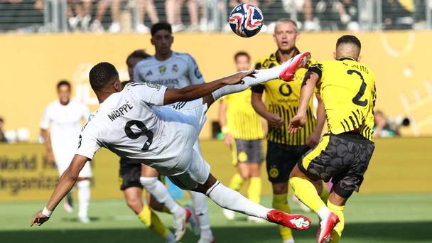 Kylian Mbappé anotó el gol definitivo del Real Madrid (Reuters)