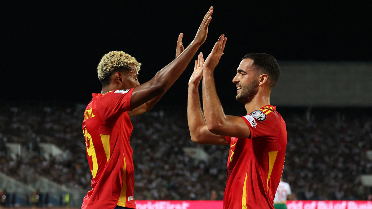 Lamine Yamal colaboró en el tercer gol del equipo. (Foto: Reuters)
