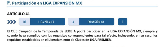 Liga Premier para ascender a Expansión.