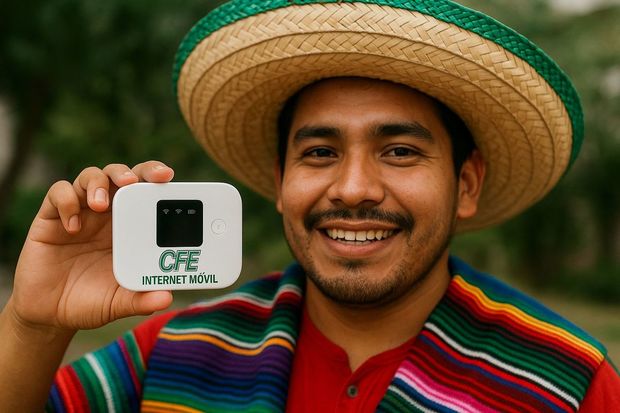 El MiFi de CFE es una herramienta de wifi inhalambrico que es muy util para los mexicanos. Foto: MediotiempoIA