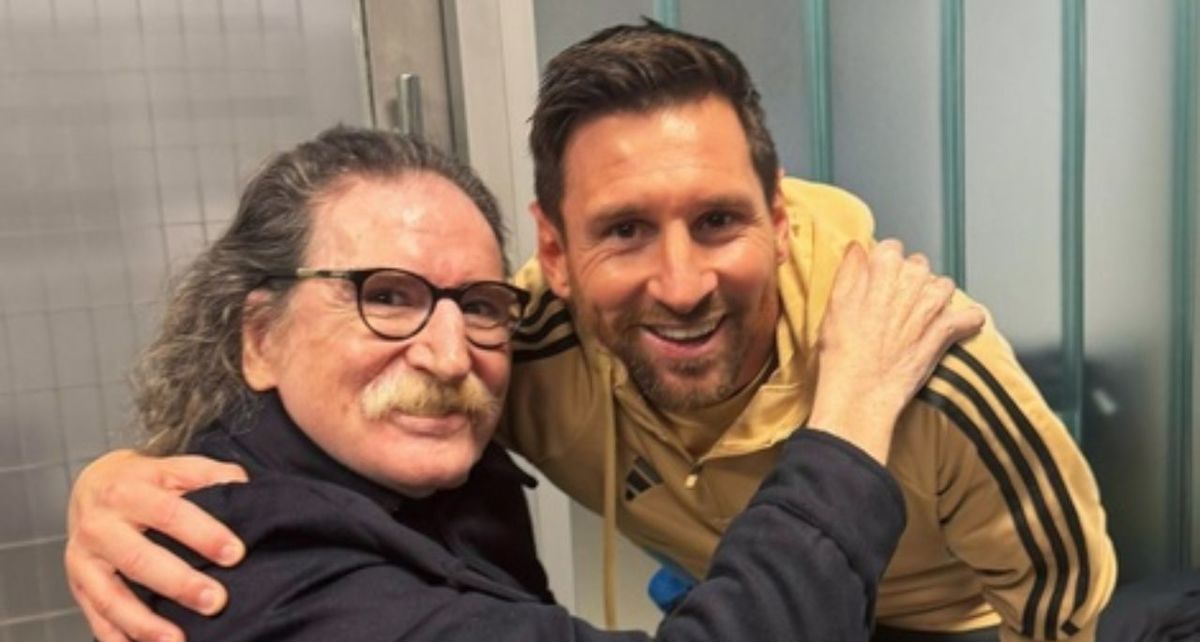 Charly García y Lionel Messi (Especial)