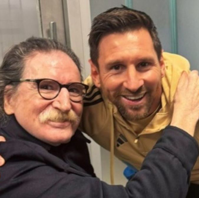 Charly García y Lionel Messi (Especial)