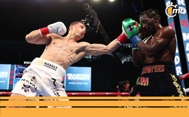 Madrimov sorprendió a Crawford. (Foto: Matchroom)