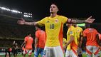 James Rodríguez anotó el único gol del partido (AFP)