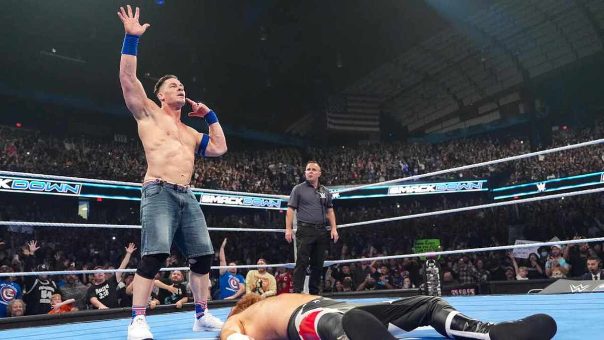 John Cena se aventó una gran lucha ante Sami Zayn (WWE)